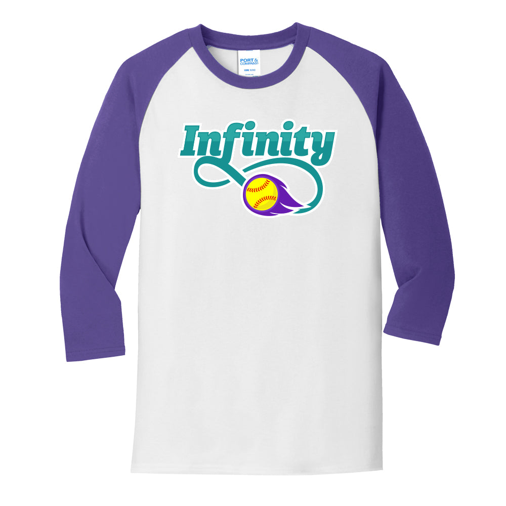 Infinity Teal Team Tee