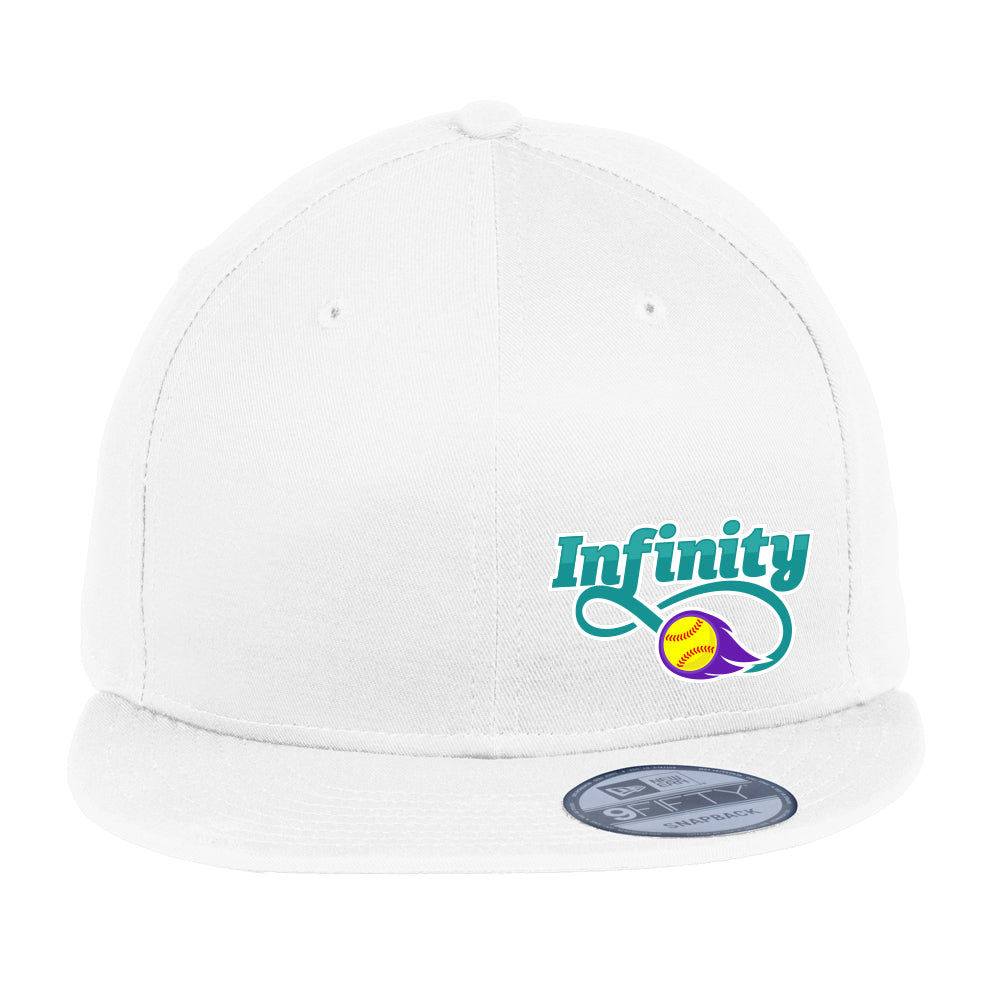 Infinity Teal New Era Flat Bill Snapback