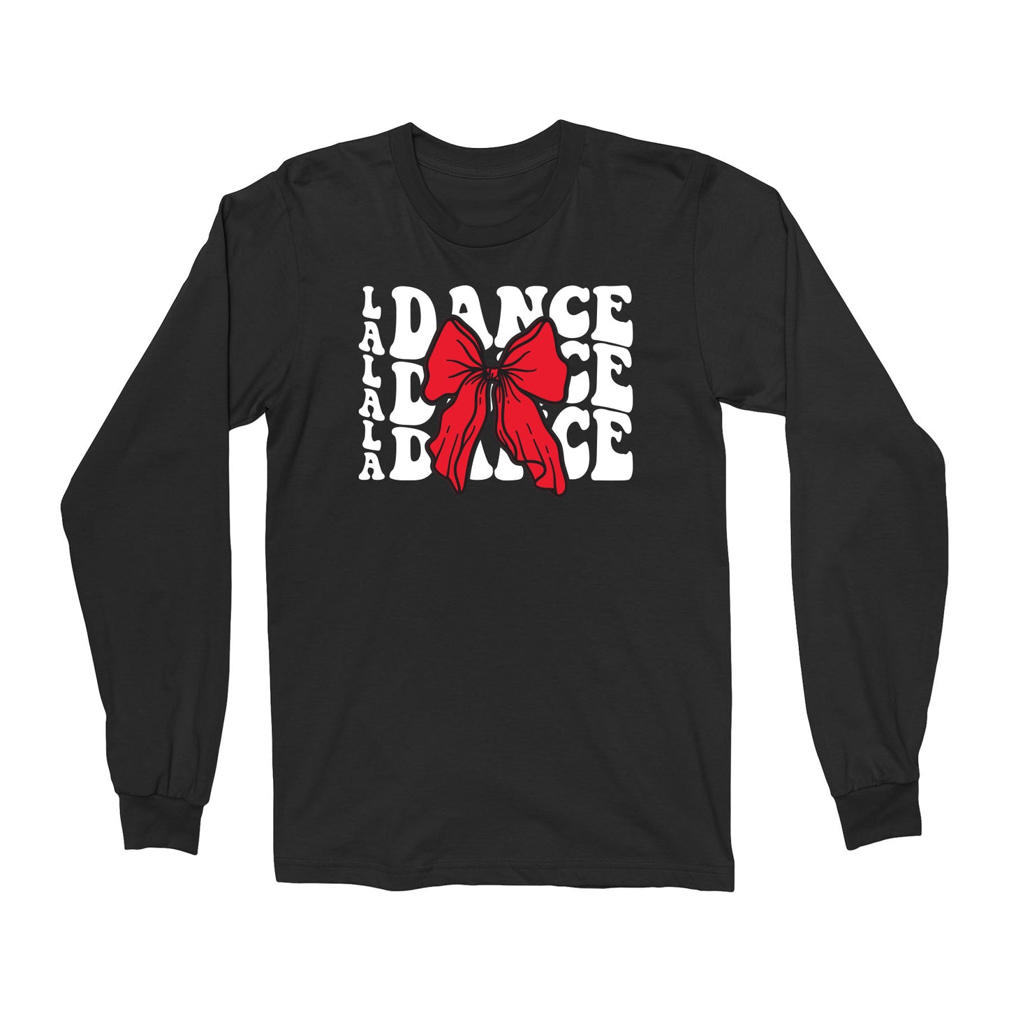 LA Dance Repeat Bow Long Sleeve Tee