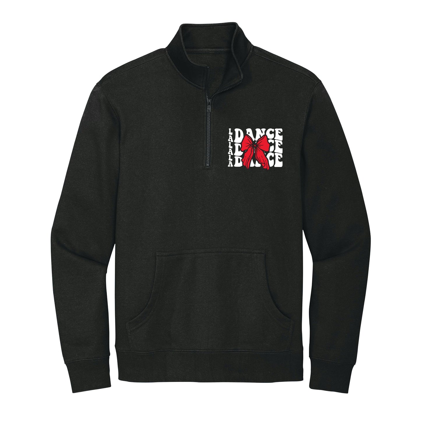 LA Dance Repeat Bow 1/4 Zip Fleece