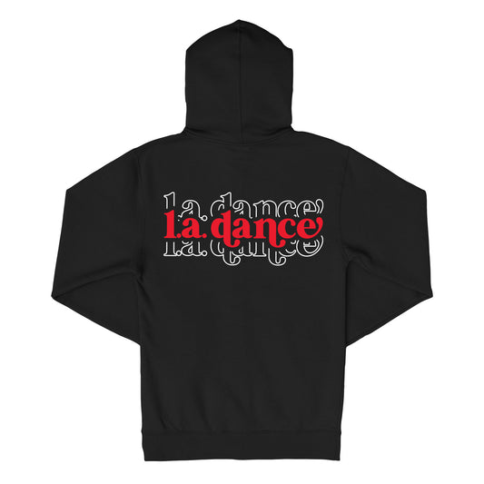 LA Dance Outline Repeat Full Zip Sweatshirt