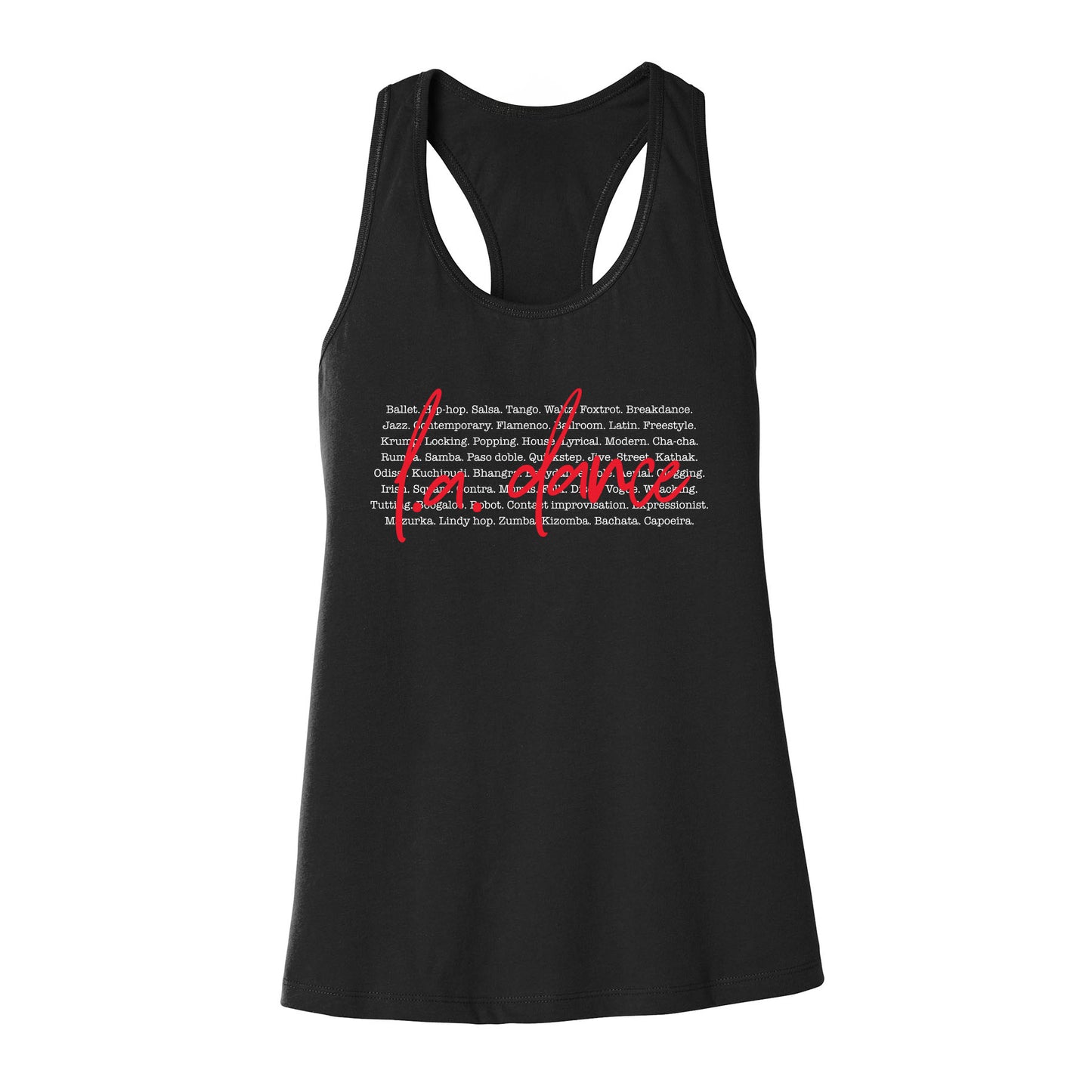 LA Dance Styles Racerback Tank