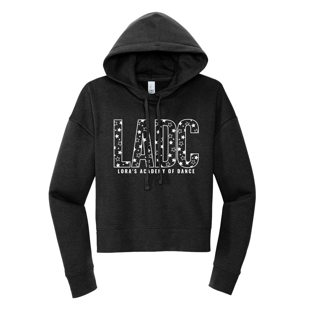 LADC Stars Cropped Hoodie