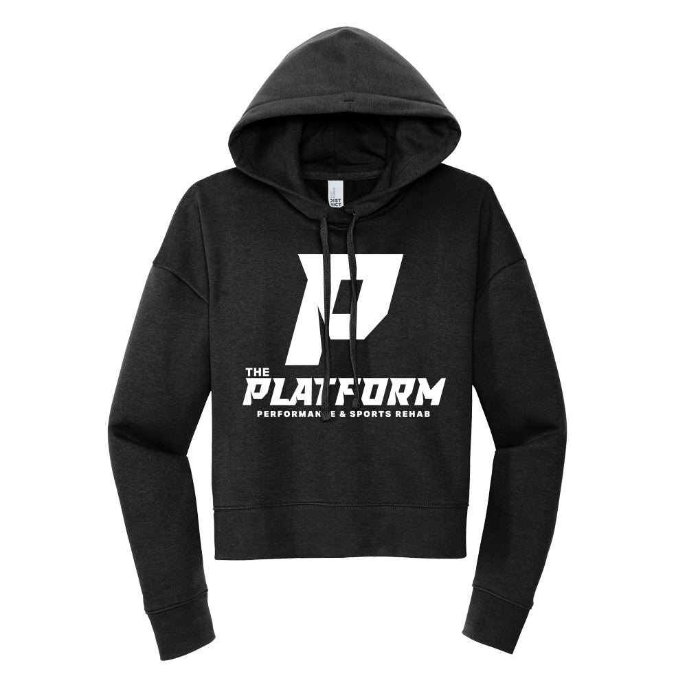 The Platform Full Logo Cropped Hoodie