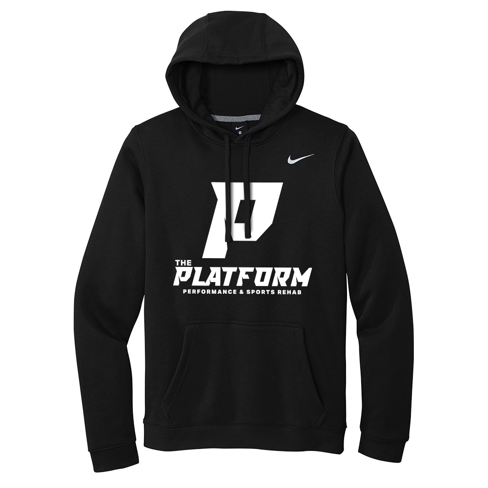 triple nike logo hoodie