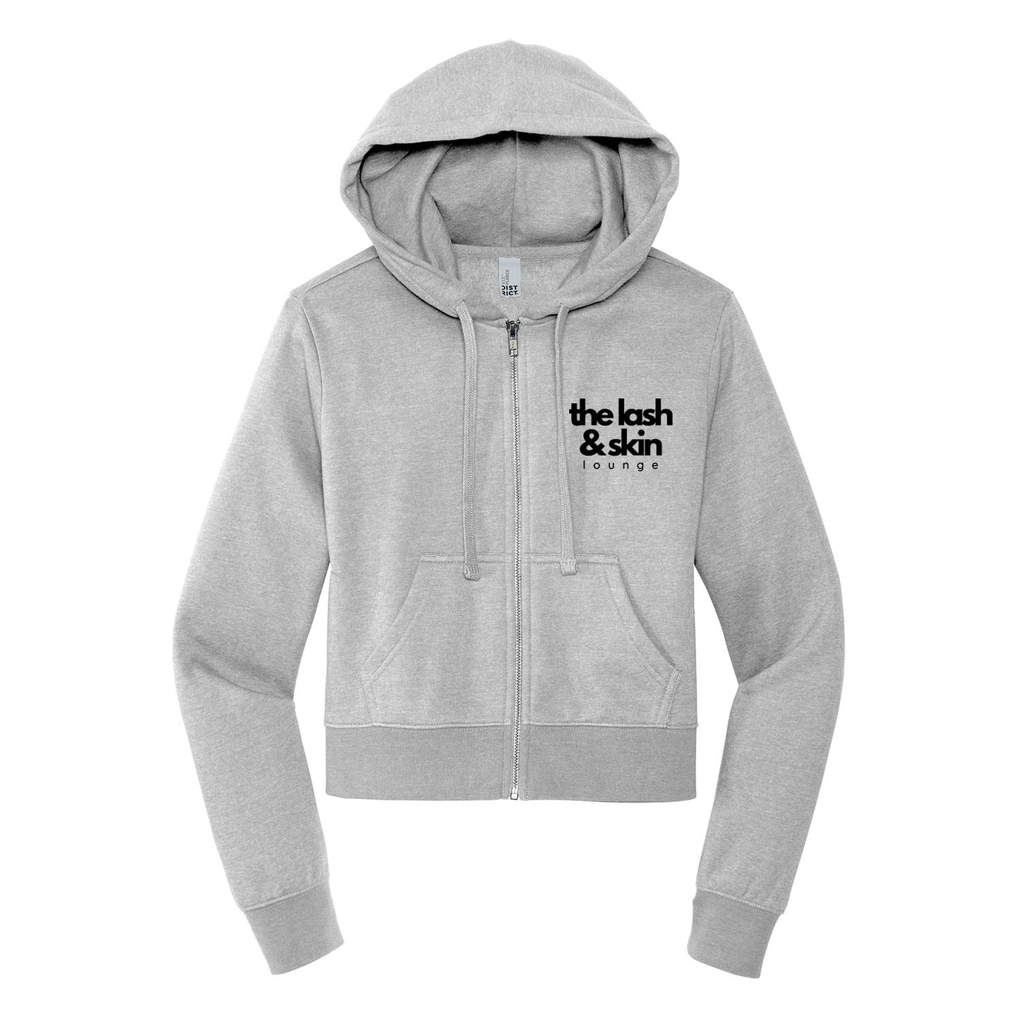 The Lash and Skin Lounge Stacked Cropped Full Zip