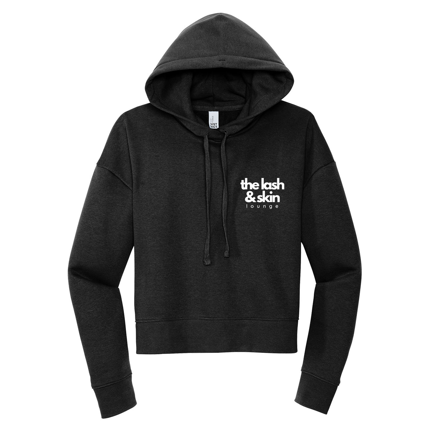 The Lash and Skin Lounge Stacked Cropped Hoodie