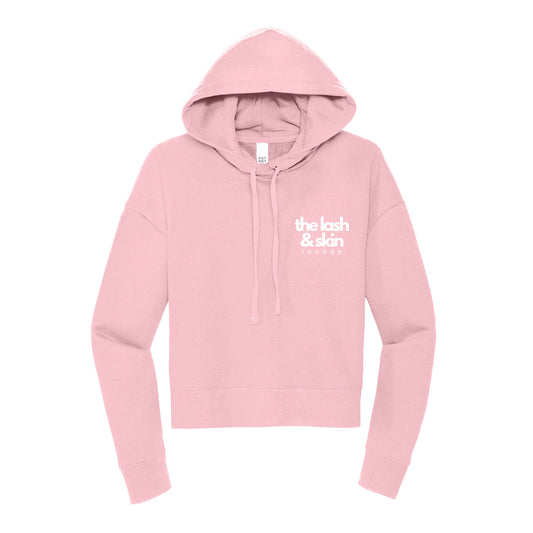 The Lash and Skin Lounge Stacked Cropped Hoodie