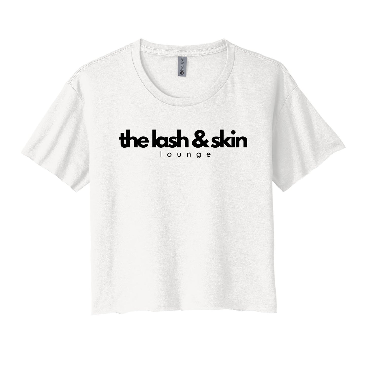 The Lash And Skin Lounge Cropped Tee