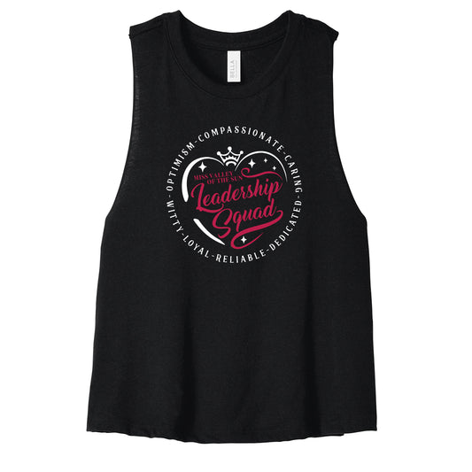 MVOTS Leadership Cropped Racerback Tank