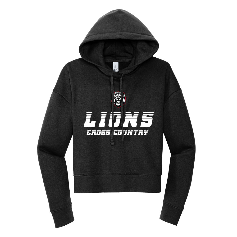 Lions Speed Cross Country Cropped Hoodie