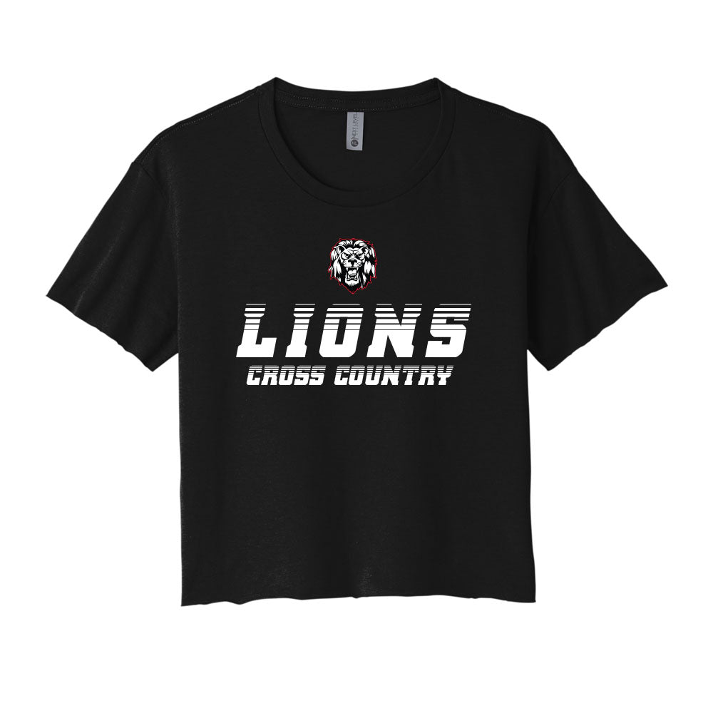Lions Speed Cross Country Cropped Tee