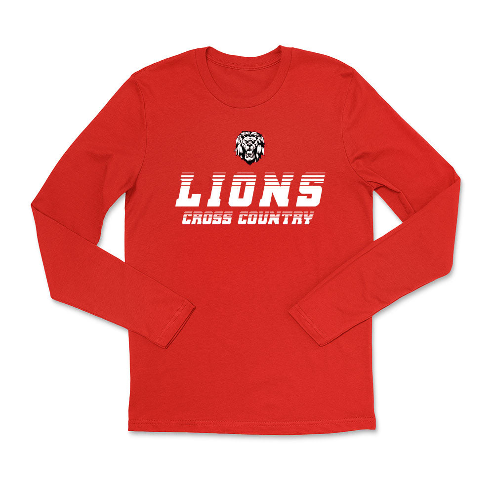 Lions Speed Cross Country Long Sleeve Tee