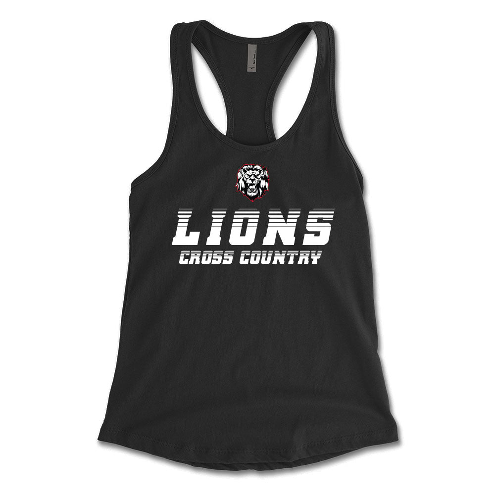 Lions Speed Cross Country Women's Racerback Tank