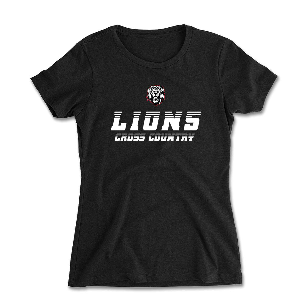 Lions Speed Cross Country Women's Fitted Tee
