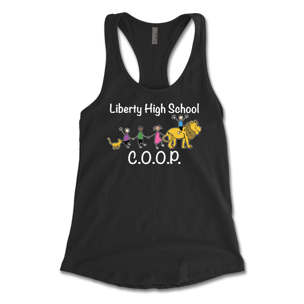 Liberty Lions COOP Women's Racerback Tank