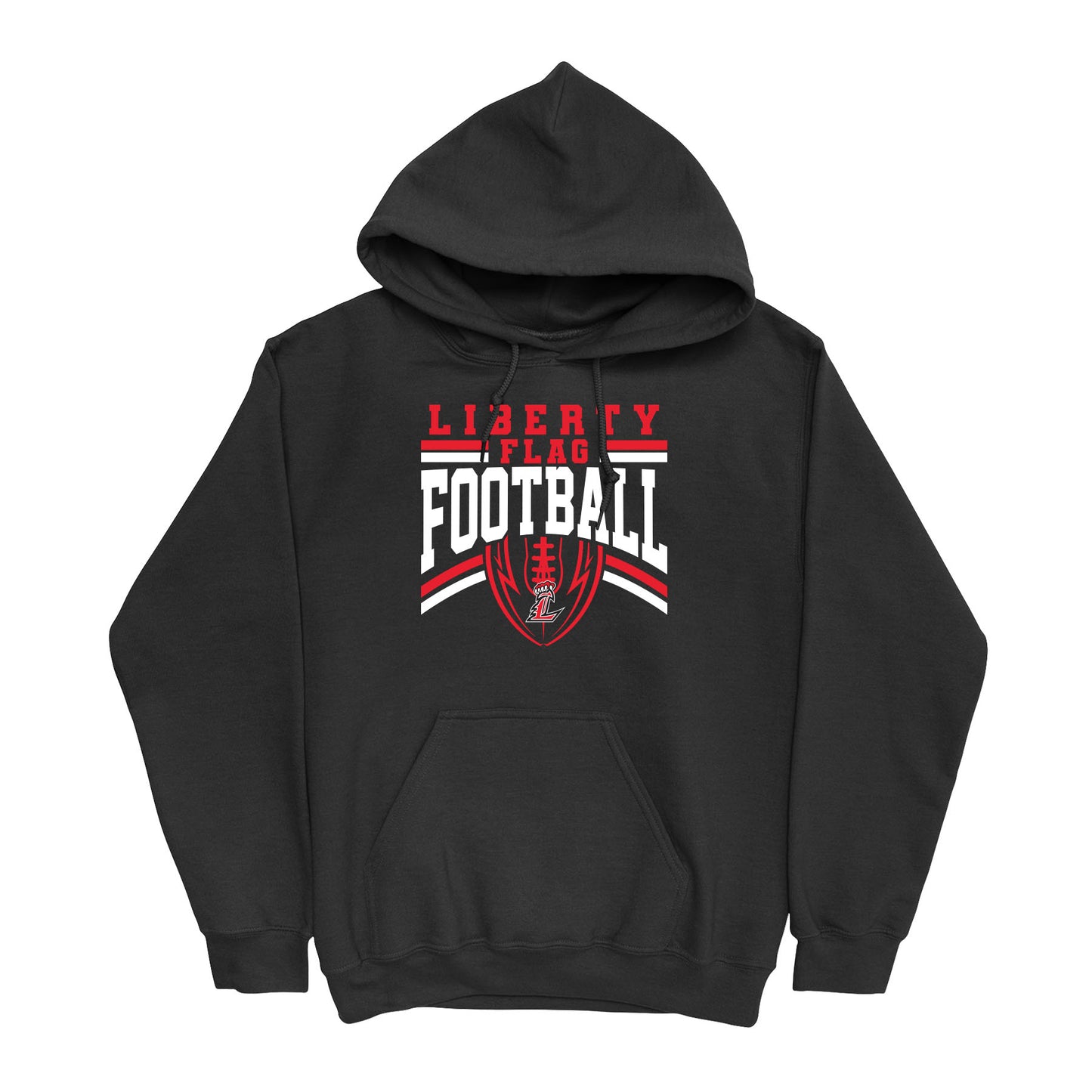 Liberty Flag Football Ball Hoodie
