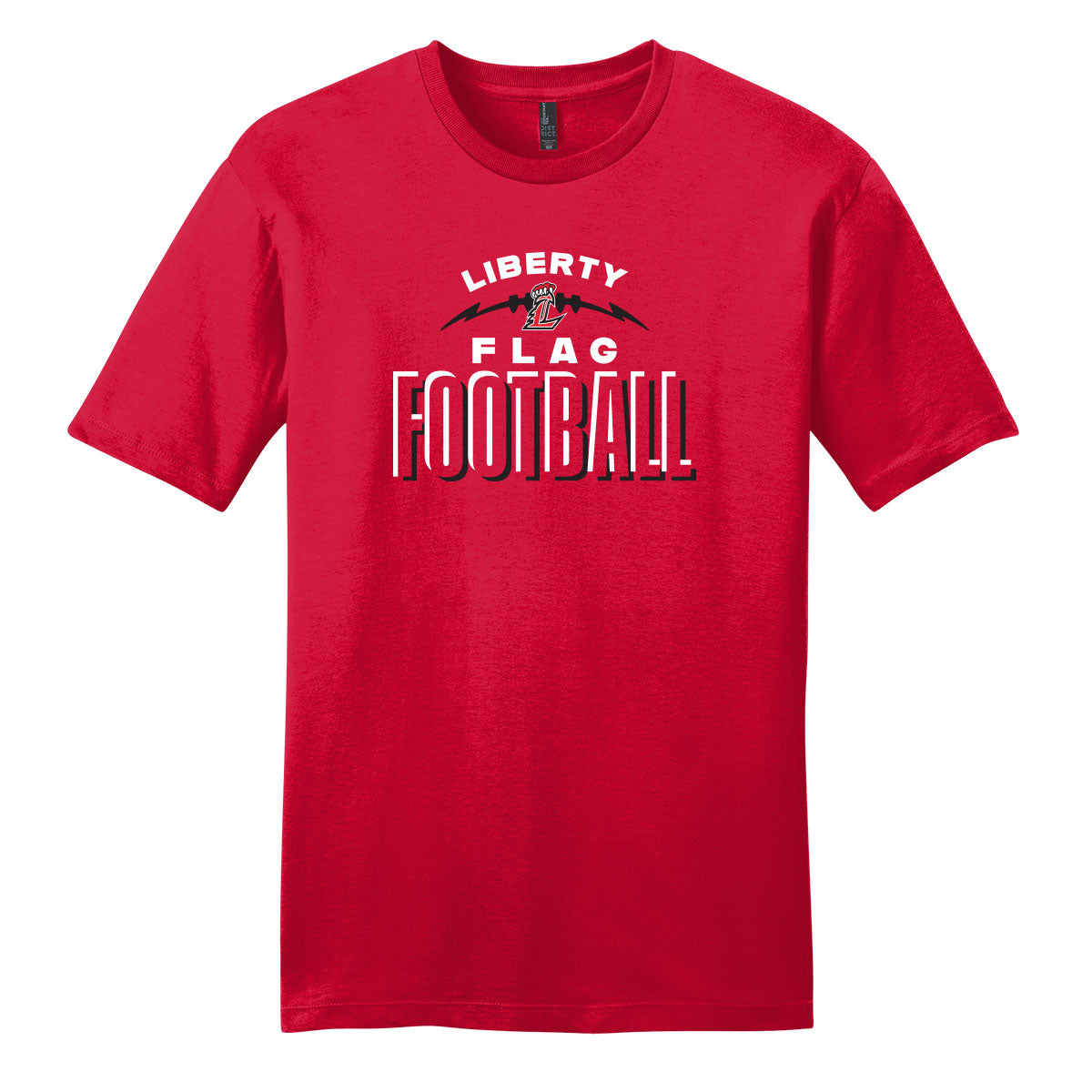 Liberty Flag Football Outline Unisex Tee