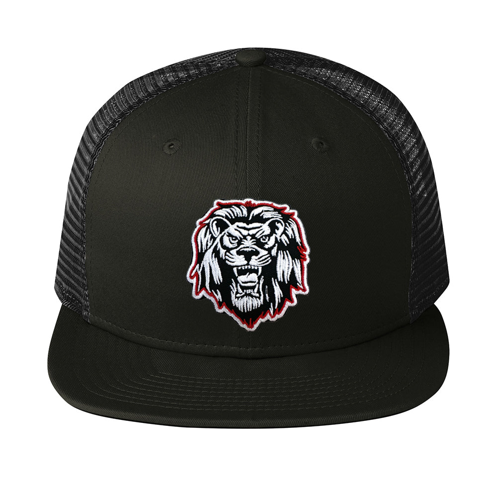 Liberty Lion Black New Era Trucker