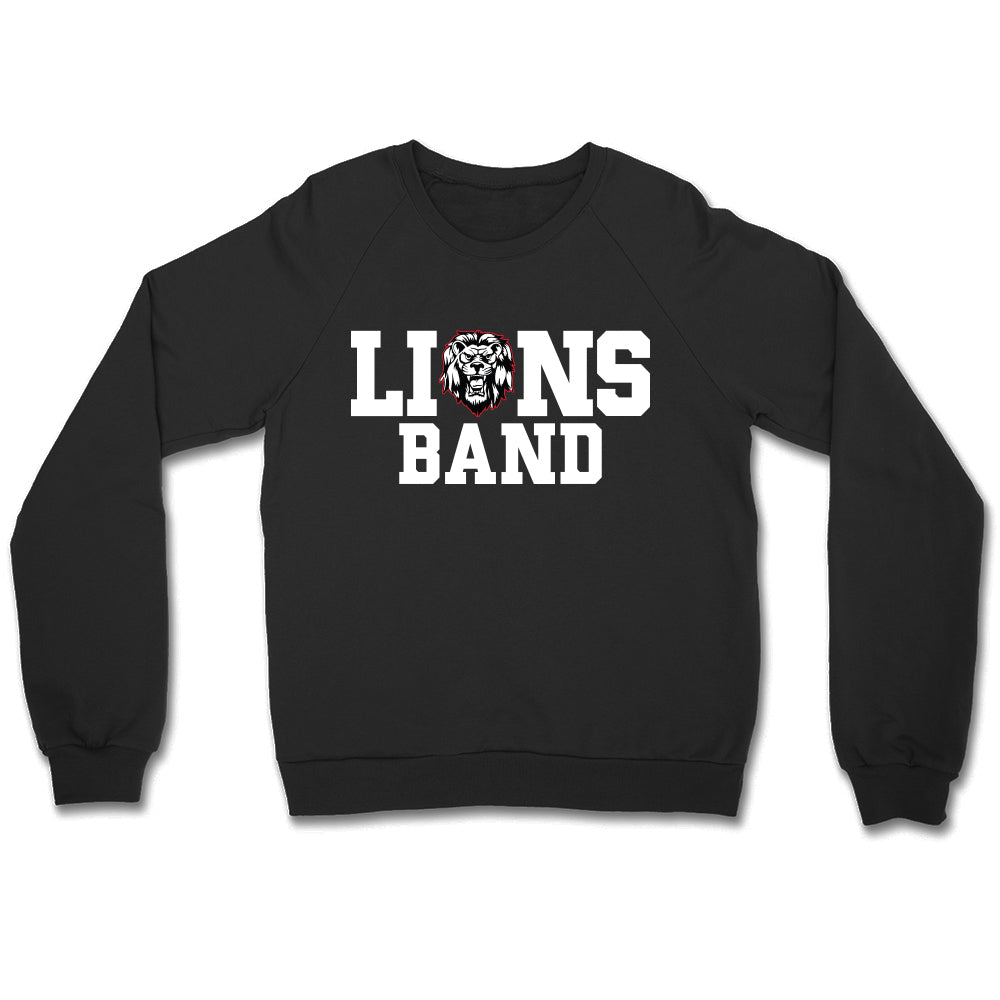Lions Band (Lions Head) Crewneck Sweatshirt
