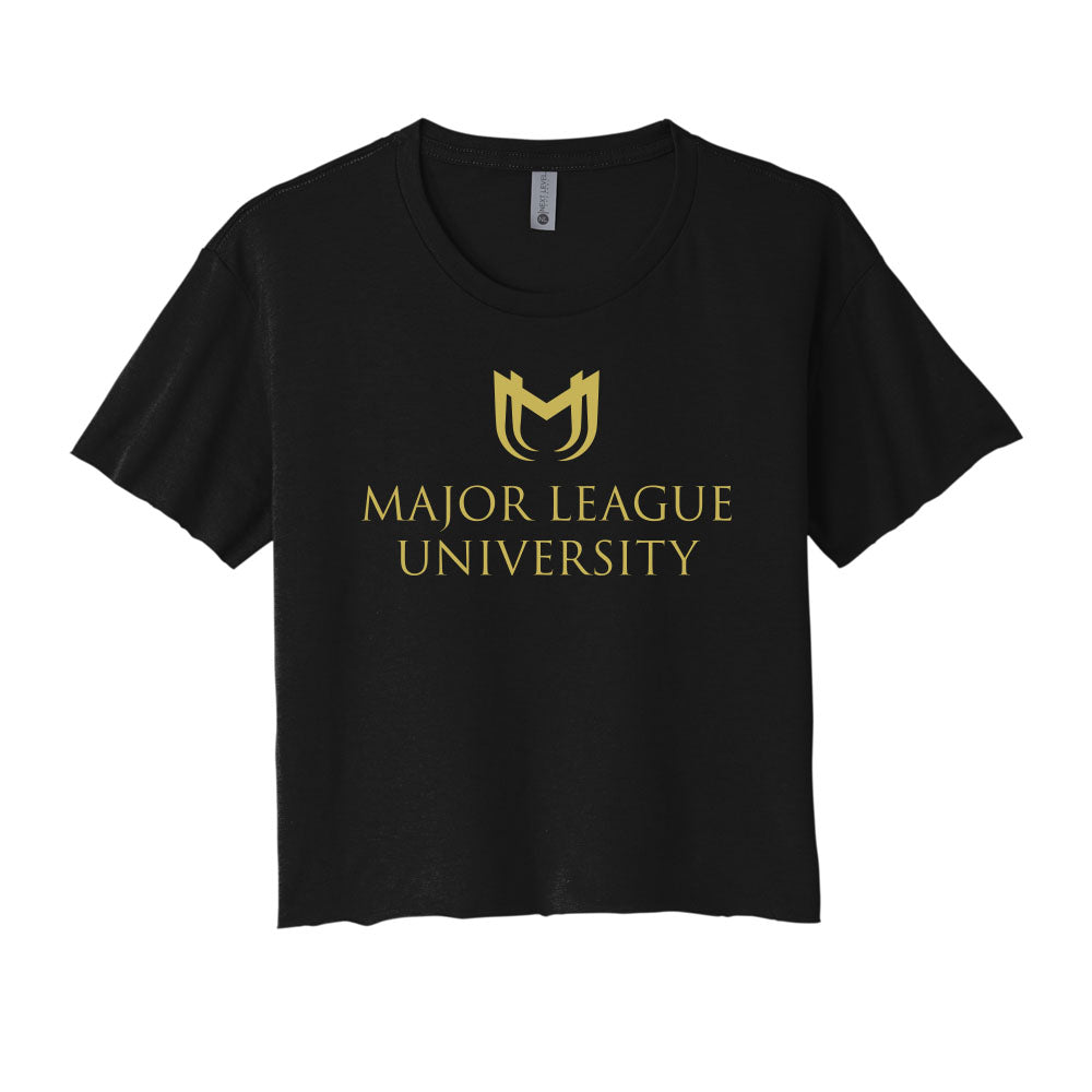Major League University Cropped Tee