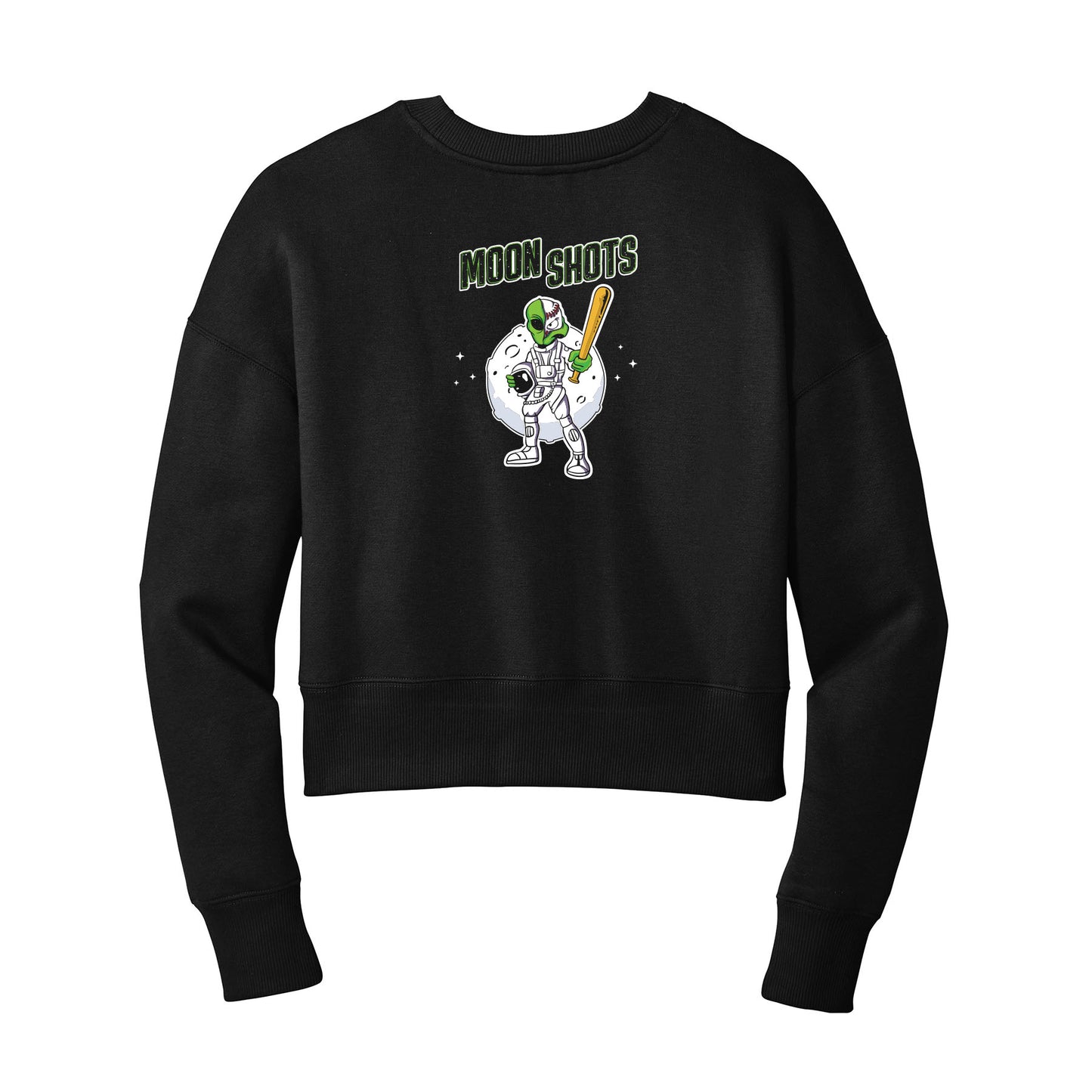 Moonshot Alien Cropped Crewneck Sweatshirt