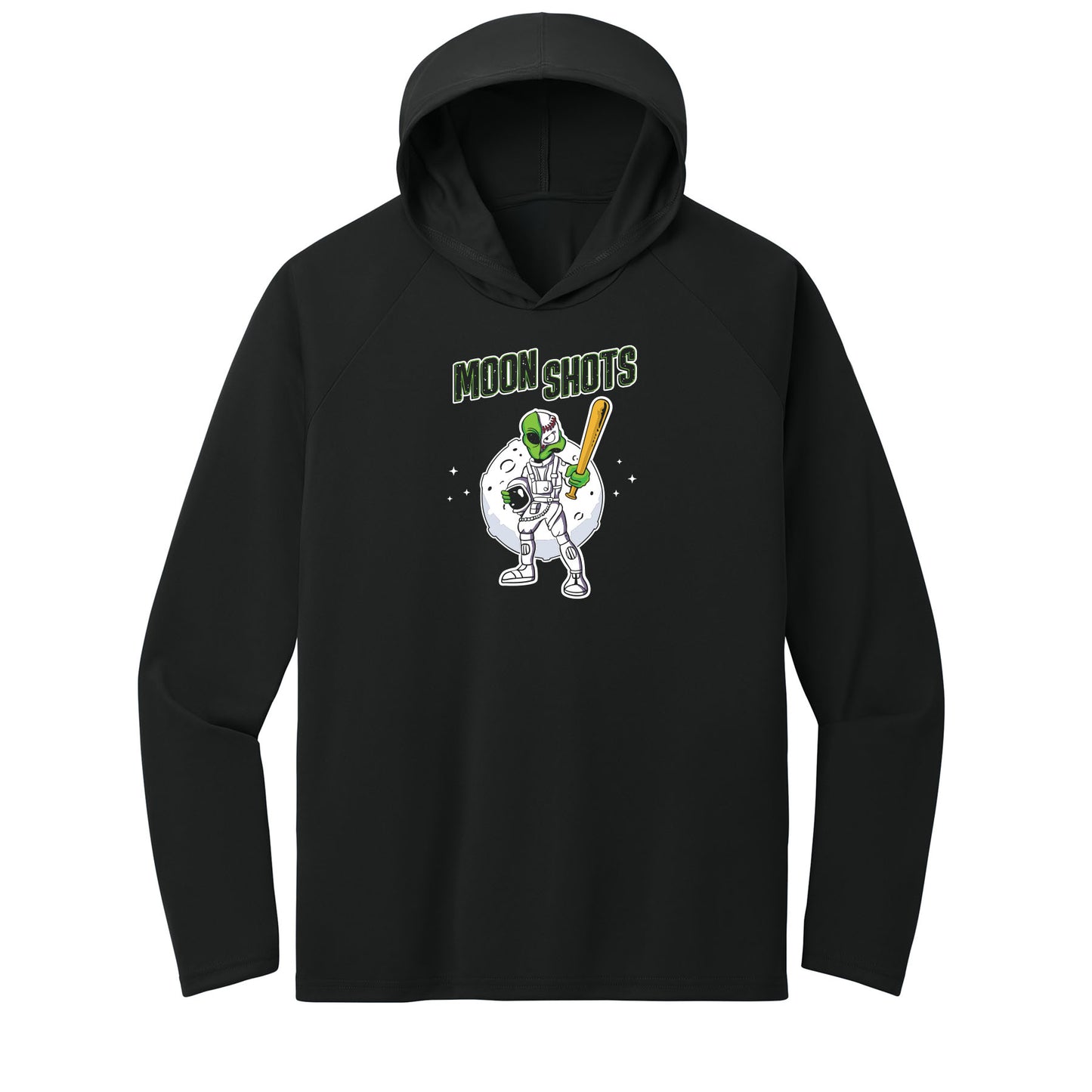 Moonshot Alien Performance Hooded Long Sleeve Tee