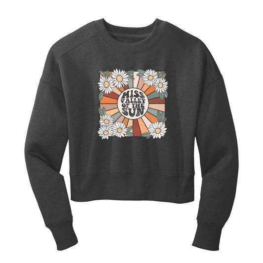 Groovy MVOTS Cropped Crewneck Sweatshirt