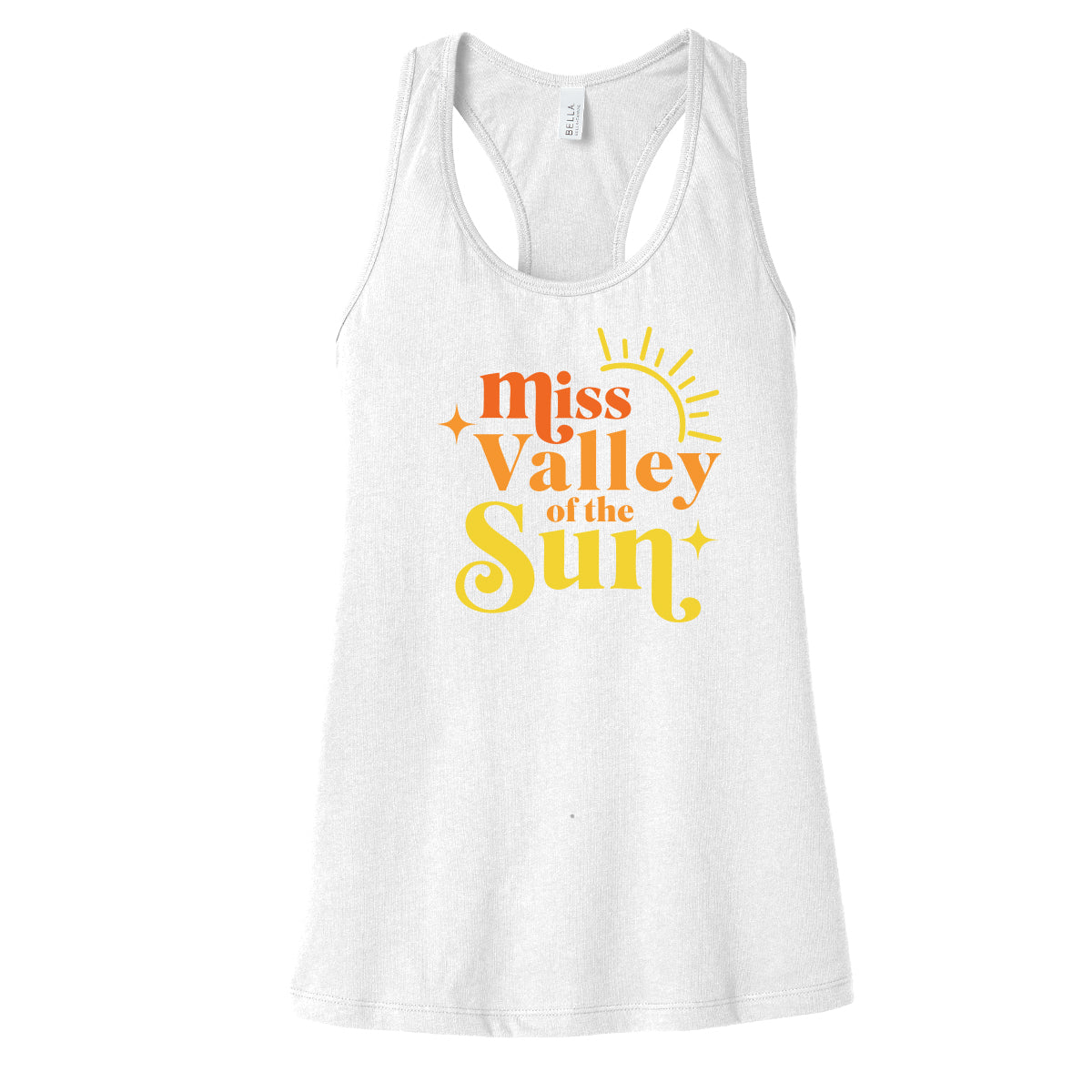 Miss Valley Of The Sun Women's Racerback Tank