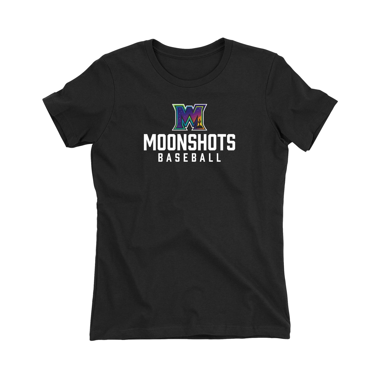 Moonshots Baseball Women's Fitted Tee