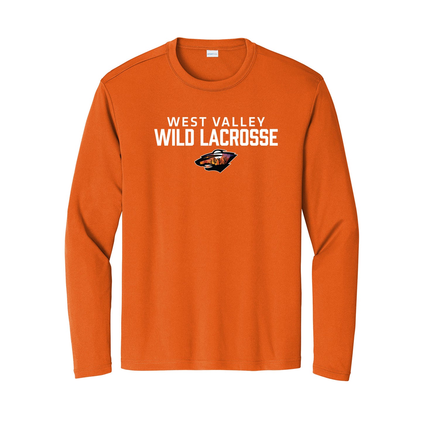West Valley Wild Lacrosse Stacked Unisex Long Sleeve Tee