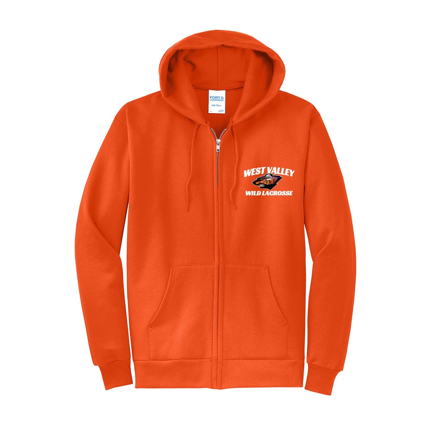 West Valley Wild Lacrosse Full Zip Sweatshirt