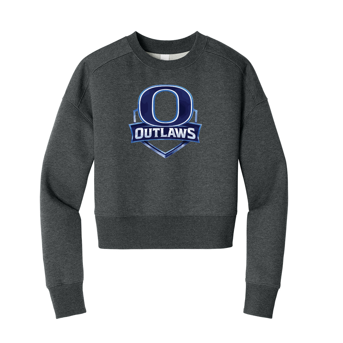Outlaws Cropped Crewneck Sweatshirt