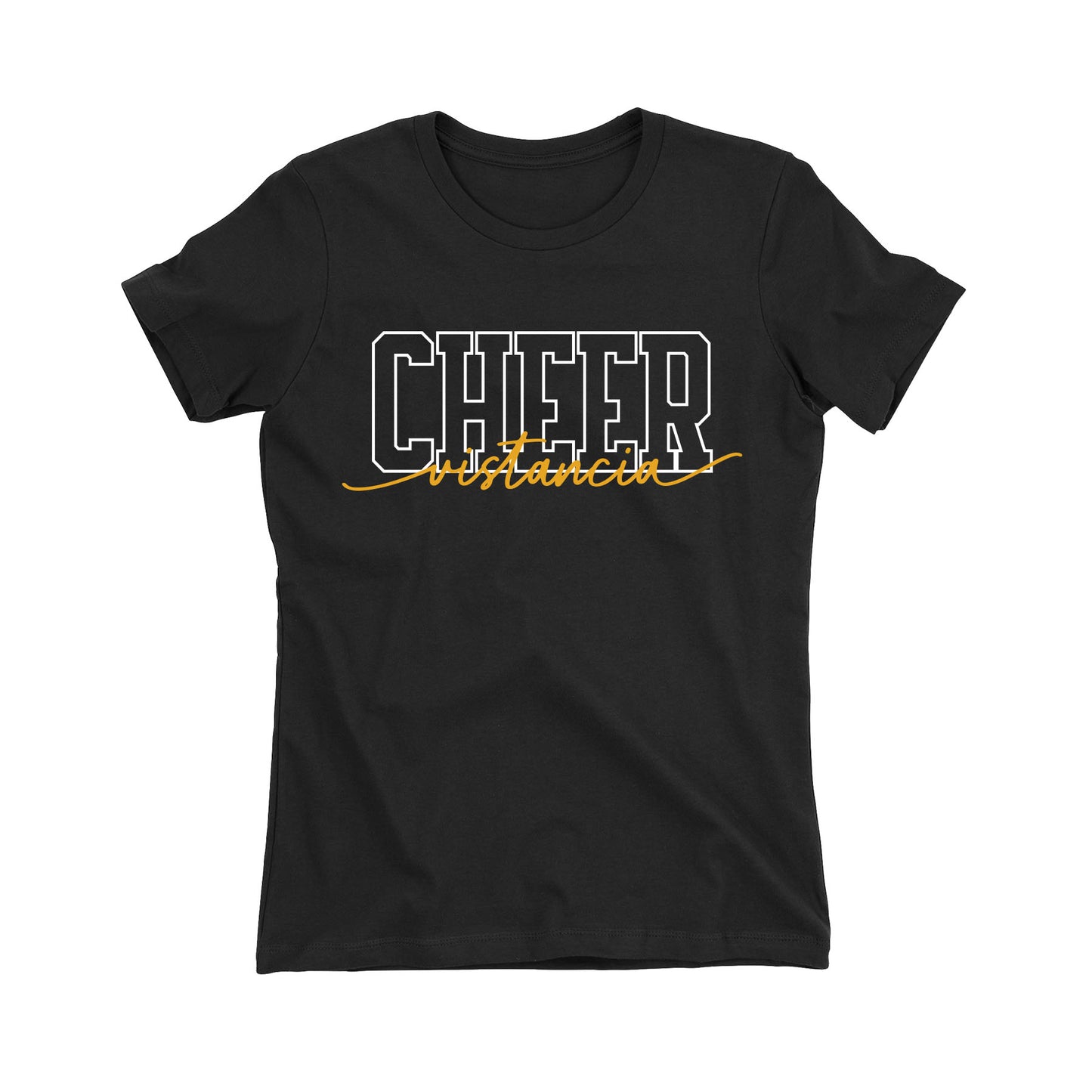 Vistancia Cheer Script Women's Fitted Tee