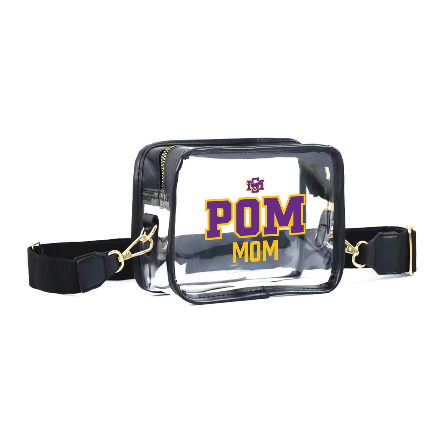 Sunrise Mountain Pom Mom Clear Stadium Bag