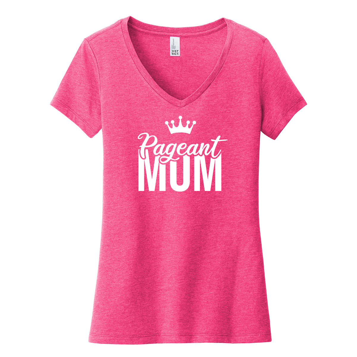 Pageant Mom V-Neck Tee