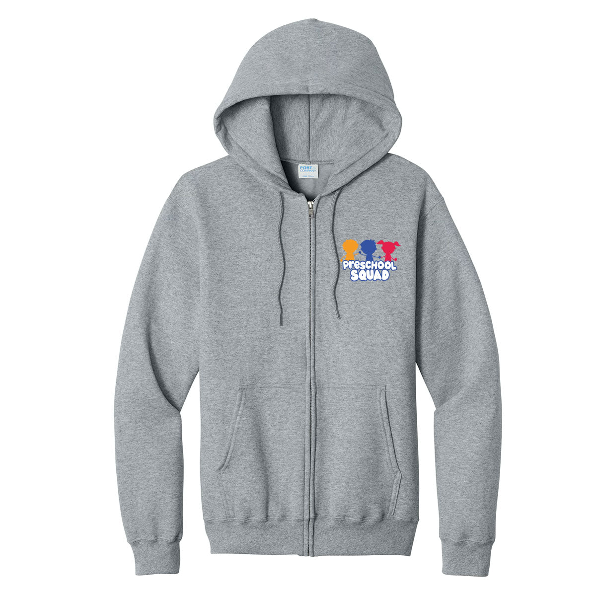 PUSD Preschool Squad Full Zip Sweatshirt