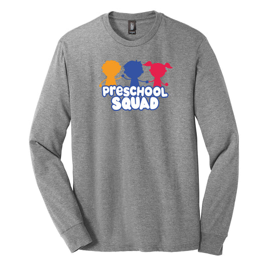 PUSD Preschool Squad Unisex Long Sleeve Tee