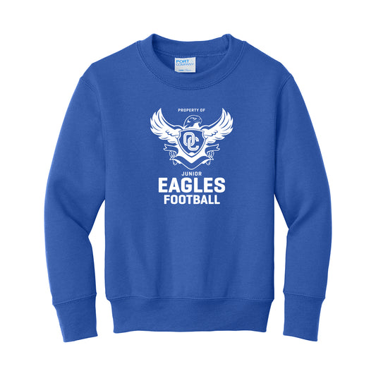 Property of Eagles Football Unisex Crewneck Sweatshirt