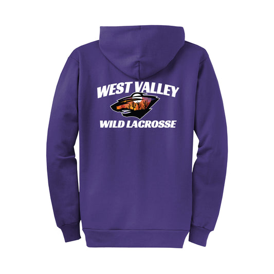 West Valley Wild Lacrosse Full Zip Sweatshirt