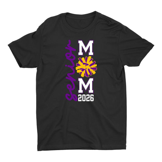Senior Mom 2026 Script Unisex Crewneck Tee