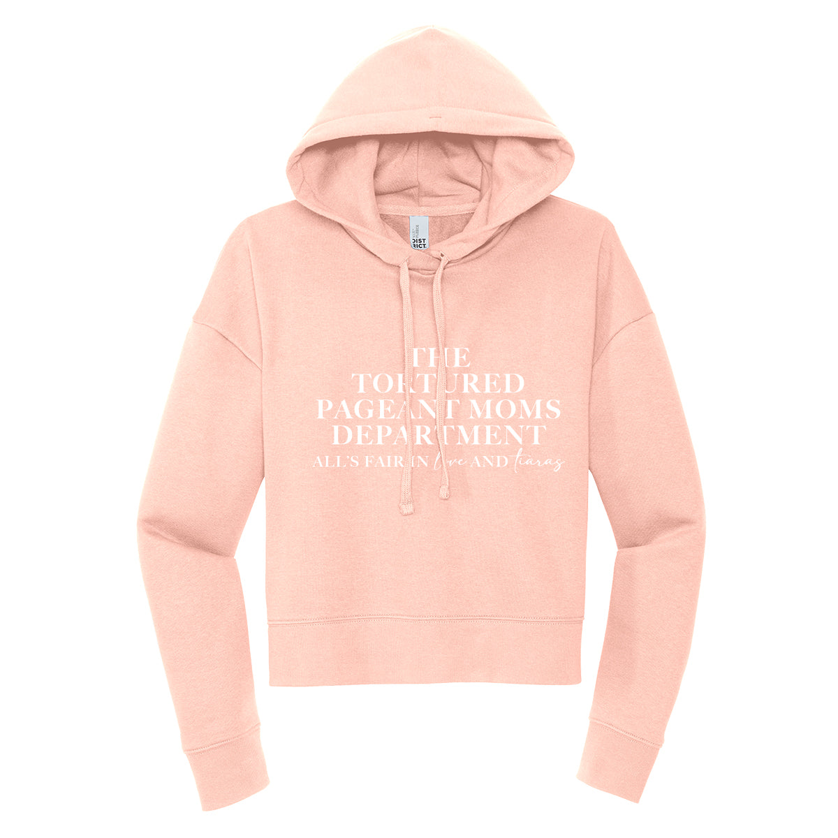 Tortured Pageant Moms Department Cropped Hoodie