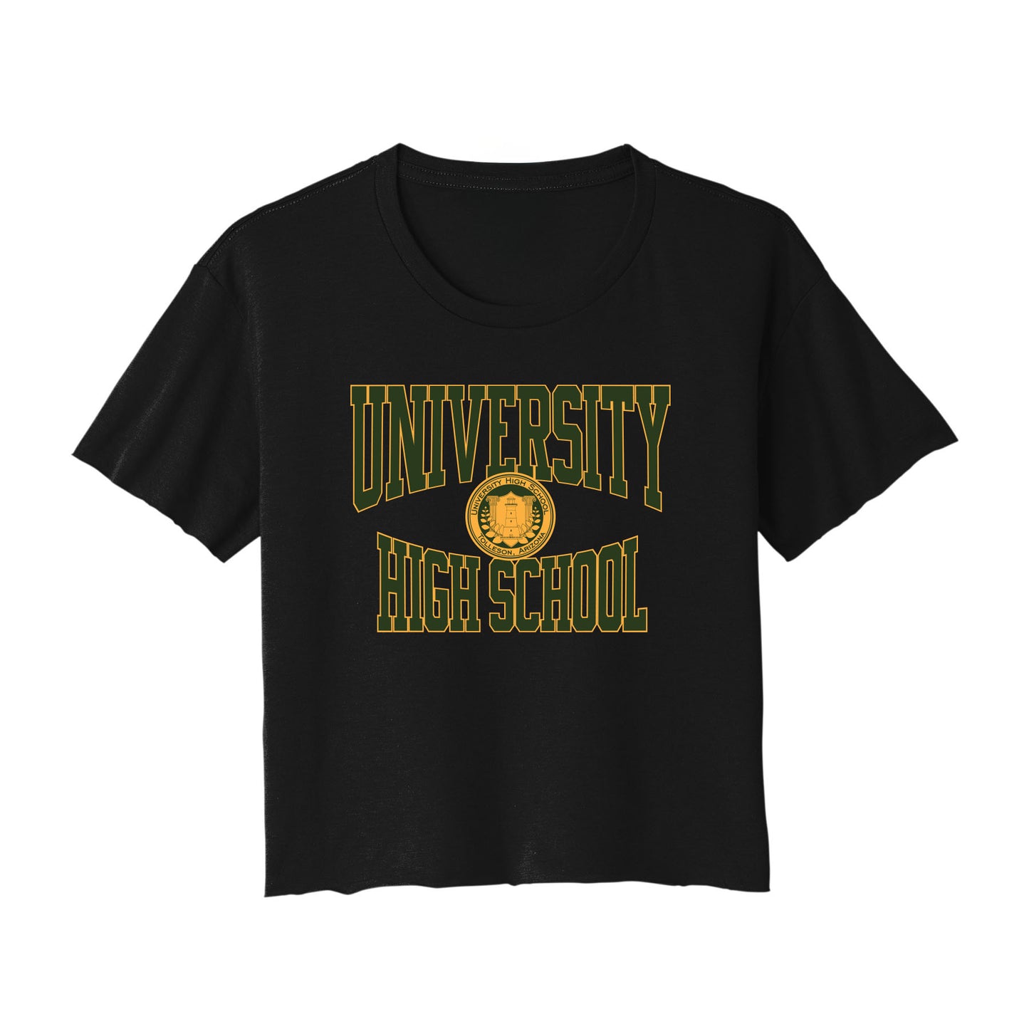 University High School Cropped Tee