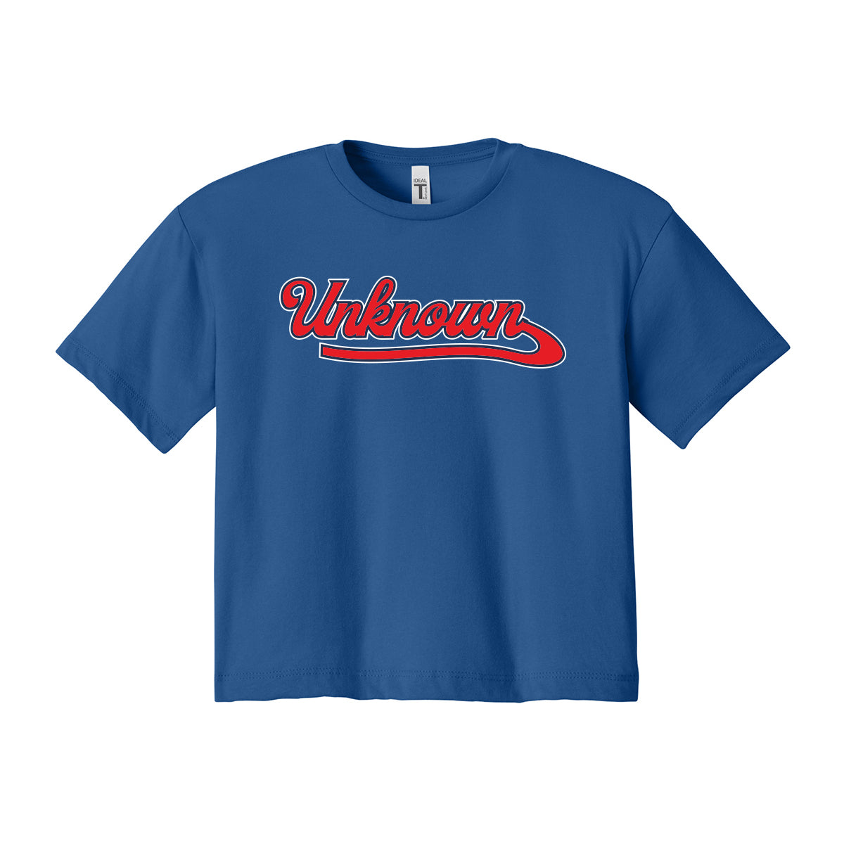 Unknown Boys Script Cropped Tee