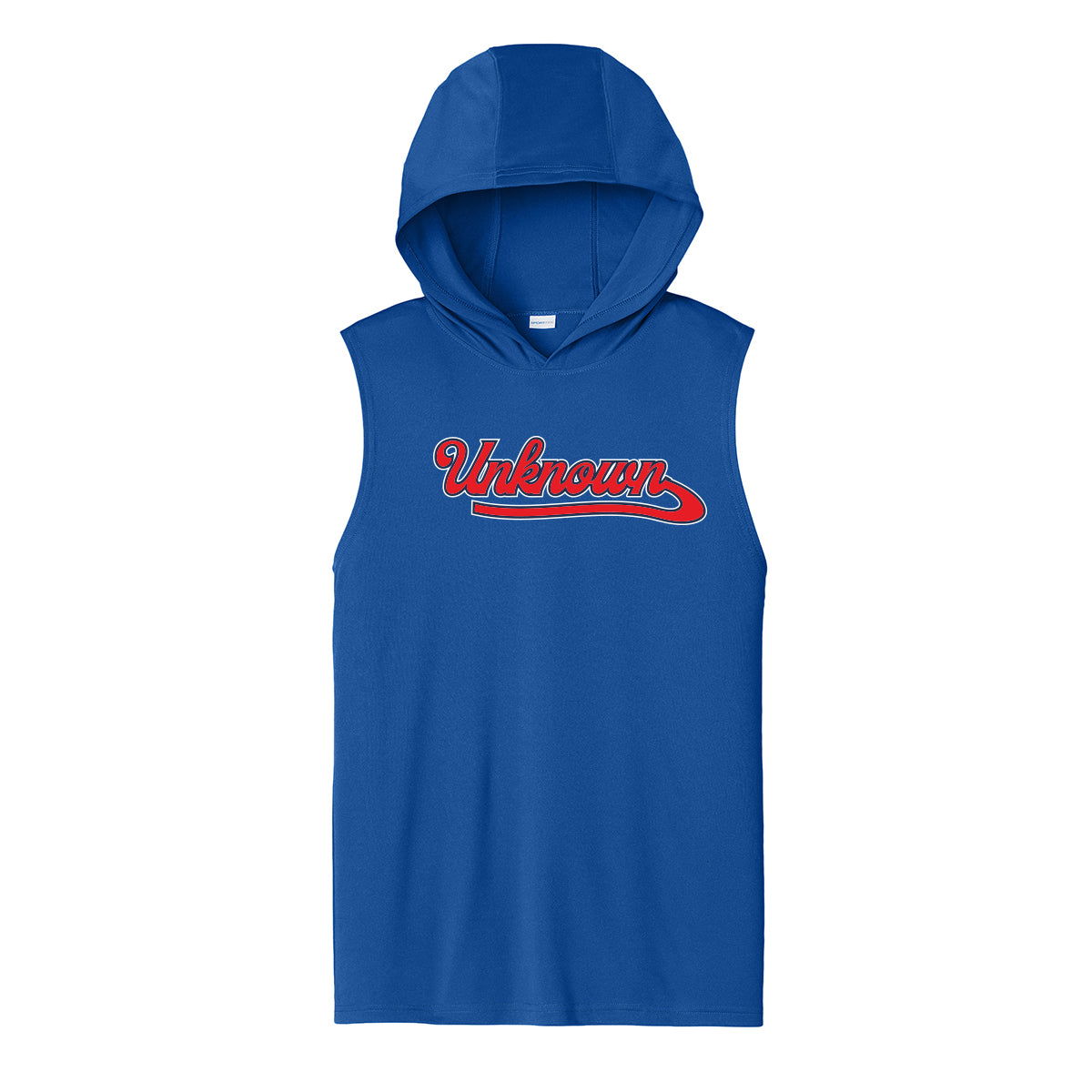 Unknown Boys Script Unisex Dri Fit Hooded Tank