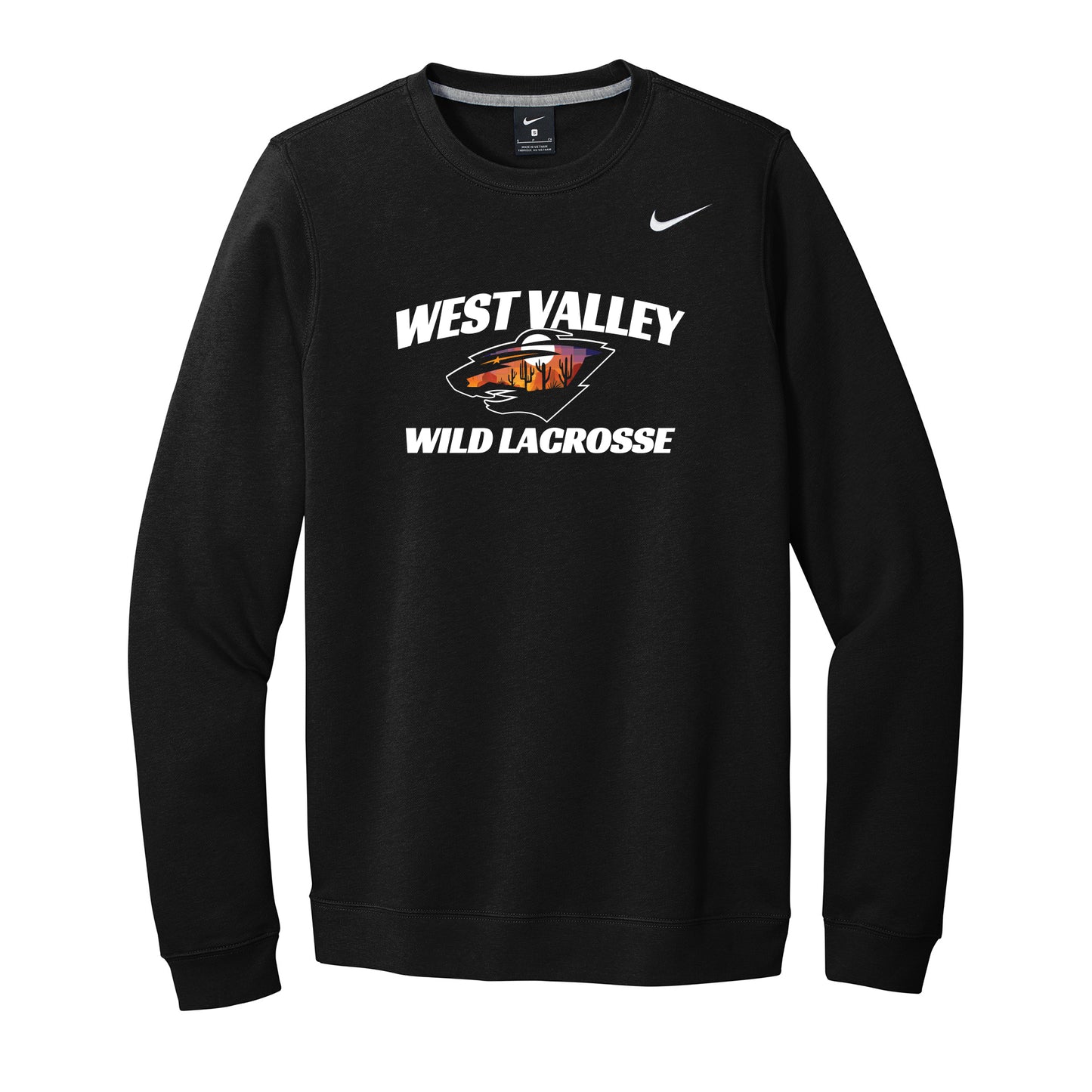 West Valley Wild Lacrosse Nike Crewneck Sweatshirt