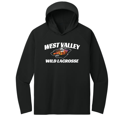 West Valley Wild Lacrosse Performance Hooded Long Sleeve Tee