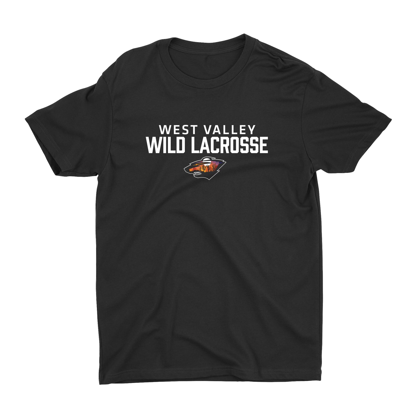 West Valley Wild Lacrosse Stacked Unisex Tee