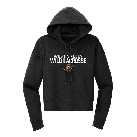 West Valley Wild Lacrosse Stacked Cropped Hoodie