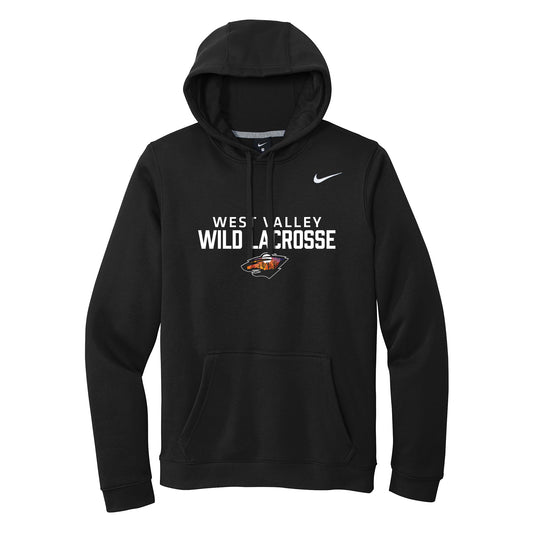 West Valley Wild Lacrosse Stacked Nike Hoodie